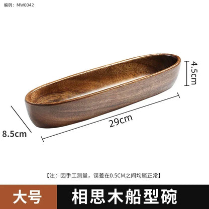 Tray - Storage Acacia Wood Small