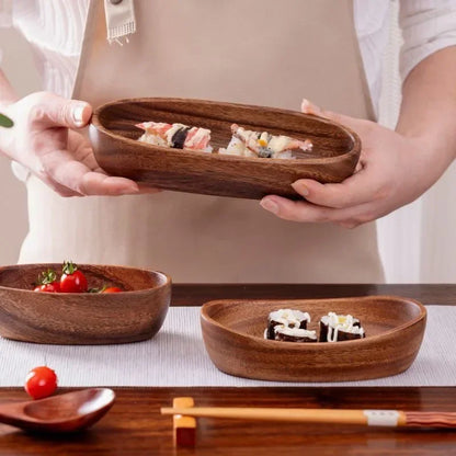 Tray - Storage Acacia Wood Small