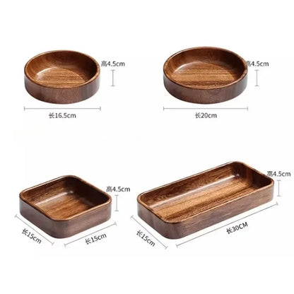 Tray - Storage Acacia Wood Small