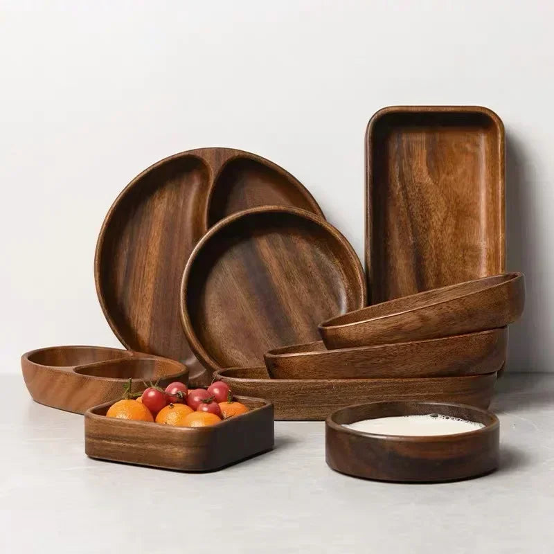 Tray - Storage Acacia Wood Small