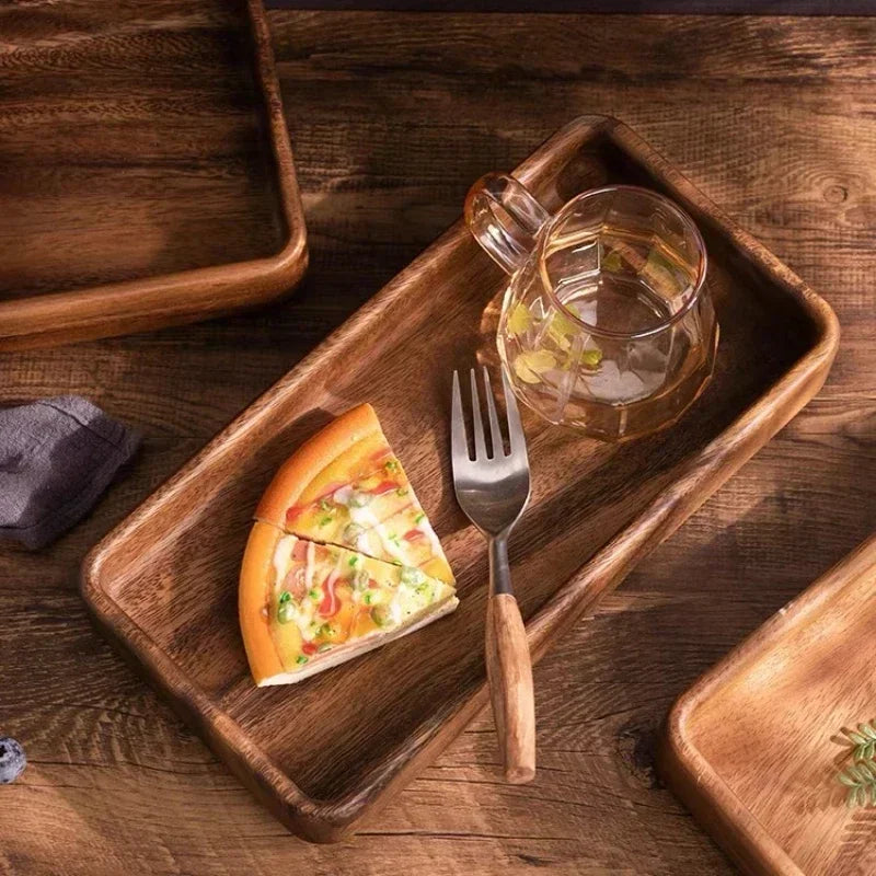 Tray - Storage Acacia Wood Small