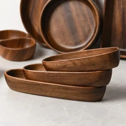 Tray - Storage Acacia Wood Small