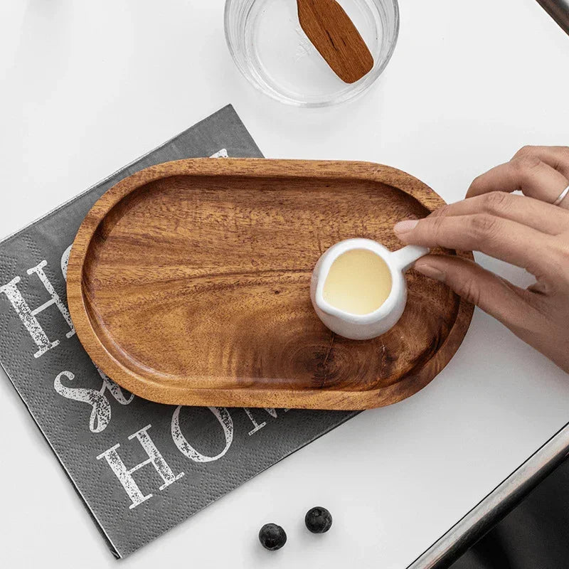 Acacia Wood Trinket Tray