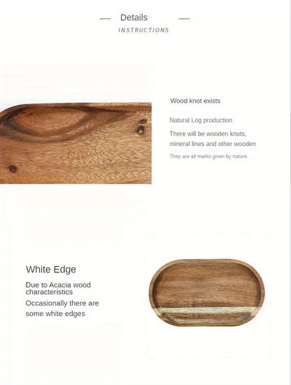 Acacia Wood Trinket Tray