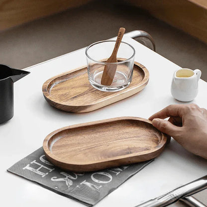 Acacia Wood Trinket Tray