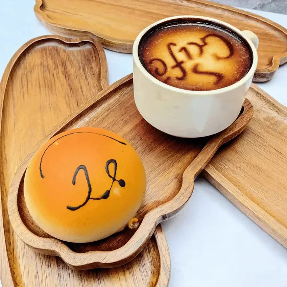 Tray - Wooden Decorative Round