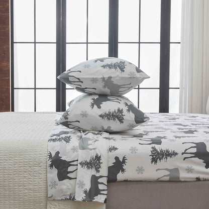 4-Piece Lodge Microfiber Sheet - Mountain Ridge Collection