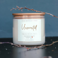 Unscented - 3 Wick Jar Candle