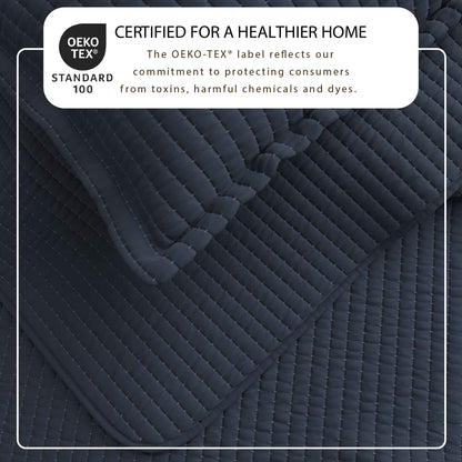3-Piece Solid Quilt - Alicia Collection
