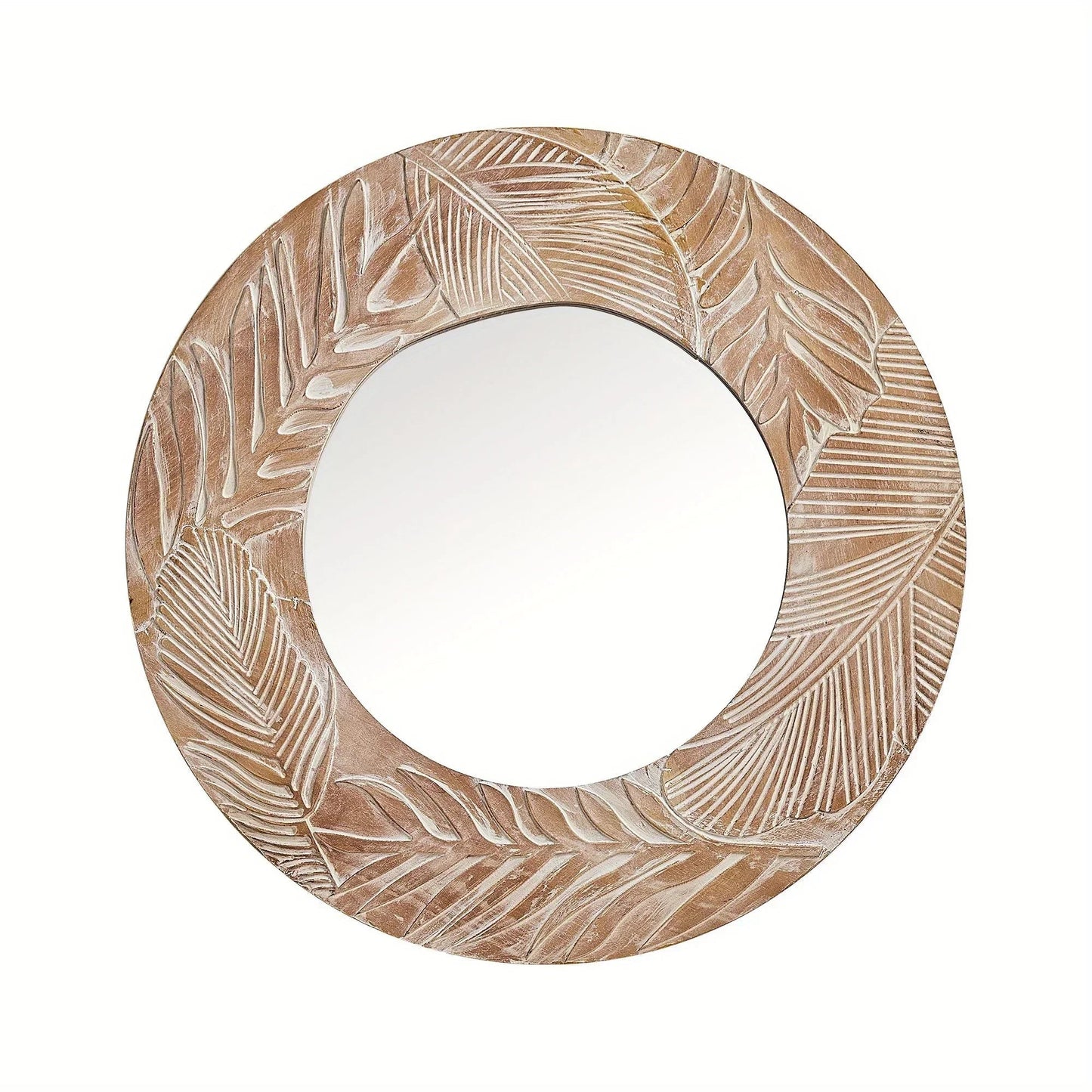 Vanity Mirror - Rustic Wood 28in