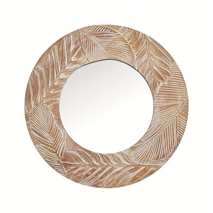 Vanity Mirror - Rustic Wood 28in