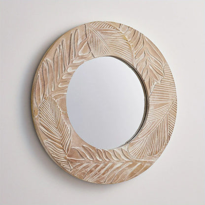 Vanity Mirror - Rustic Wood 28in