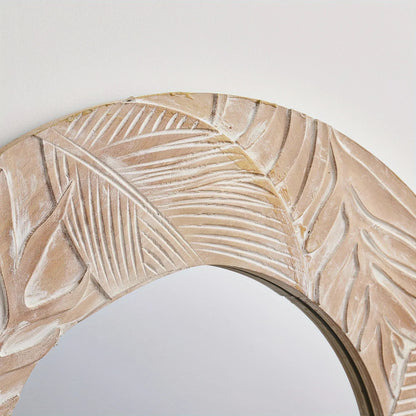 Vanity Mirror - Rustic Wood 28in