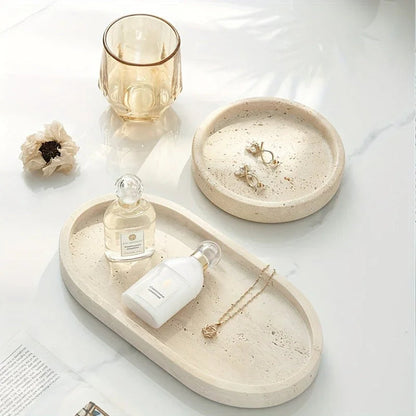 Vanity Tray - Natural Stone Travertine