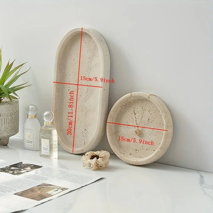 Vanity Tray - Natural Stone Travertine