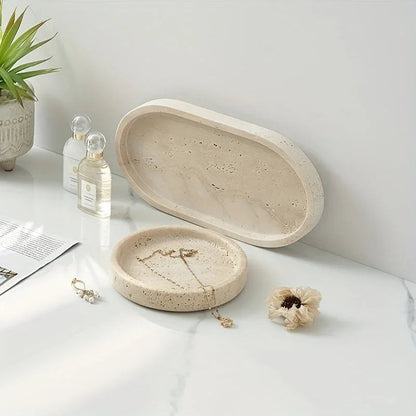 Vanity Tray - Natural Stone Travertine