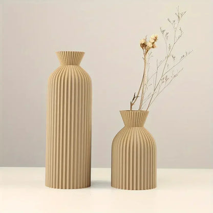 Vase - Decorative Black Plastic