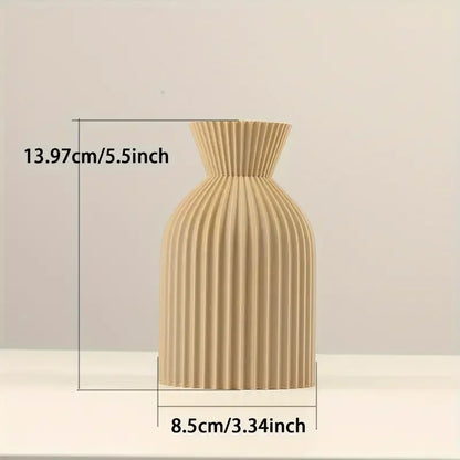 Vase - Decorative Black Plastic