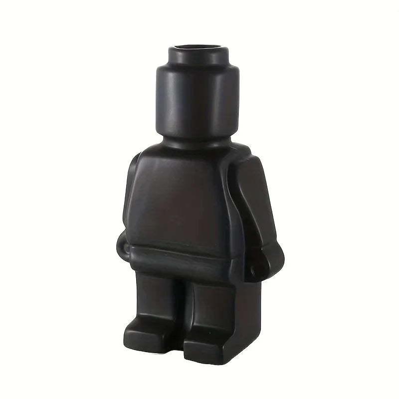 Modern Brick Figure Decorative Sculpture for Contemporary Home Decor