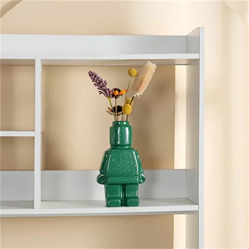 Modern Brick Figure Decorative Sculpture for Contemporary Home Decor