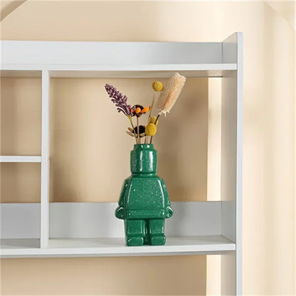 Modern Brick Figure Decorative Sculpture for Contemporary Home Decor