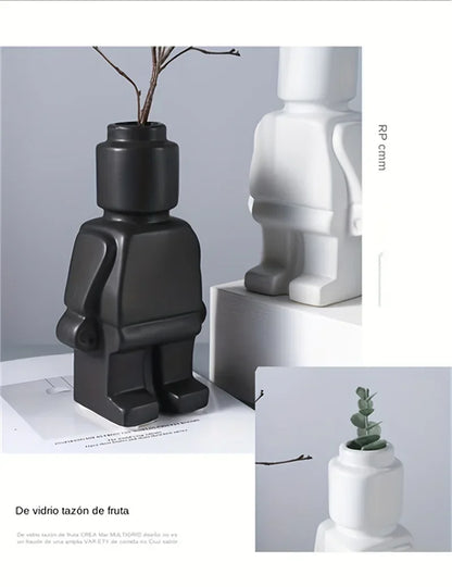 Modern Brick Figure Decorative Sculpture for Contemporary Home Decor