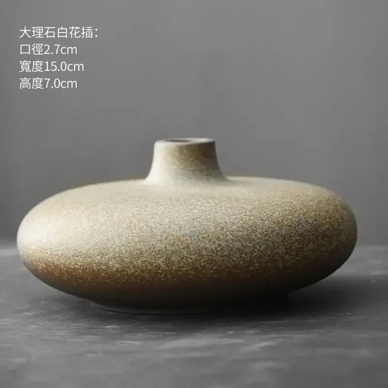 Vase - Decorative Porcelain Flat