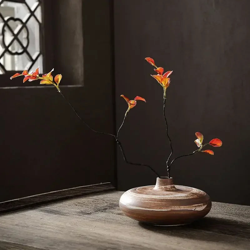 Vase - Decorative Porcelain Flat