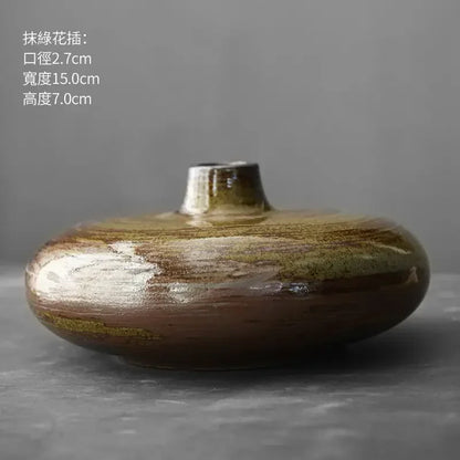 Vase - Decorative Porcelain Flat