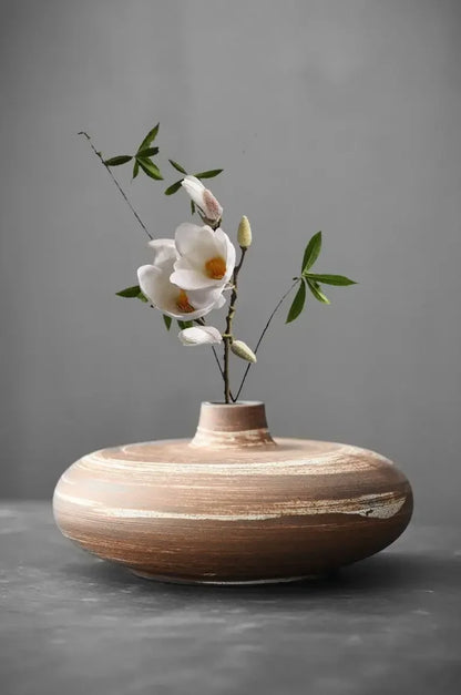 Vase - Decorative Porcelain Flat