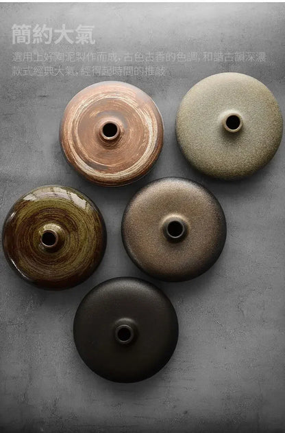 Vase - Decorative Porcelain Flat