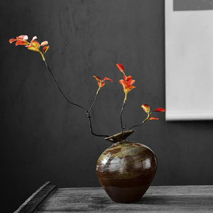 Vase - Decorative Terracotta Black