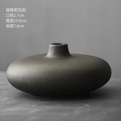 Vase - Decorative Terracotta Black
