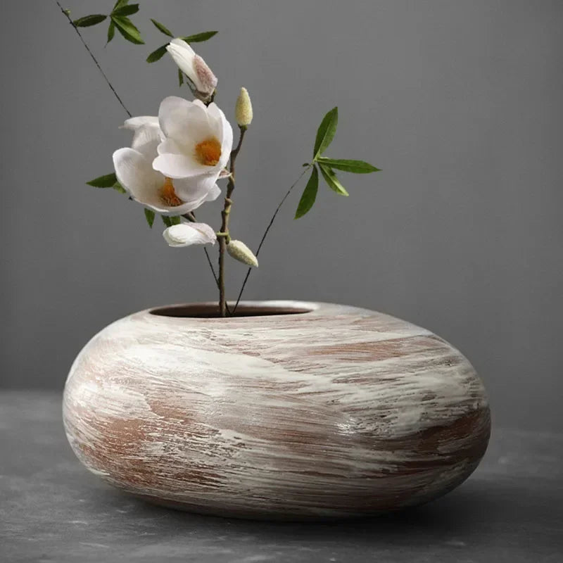 Vase - Decorative Terracotta Black