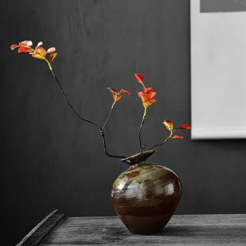 Vase - Decorative Terracotta Black