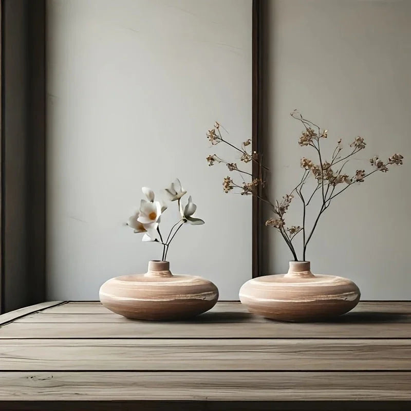 Vase - Minimalist Ceramic Beige