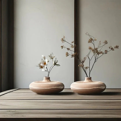 Vase - Minimalist Ceramic Beige