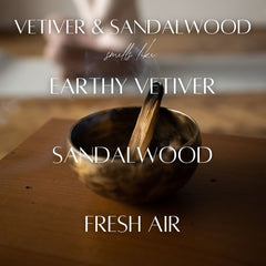 Vetiver & Sandalwood - 3 Wick Jar Candle