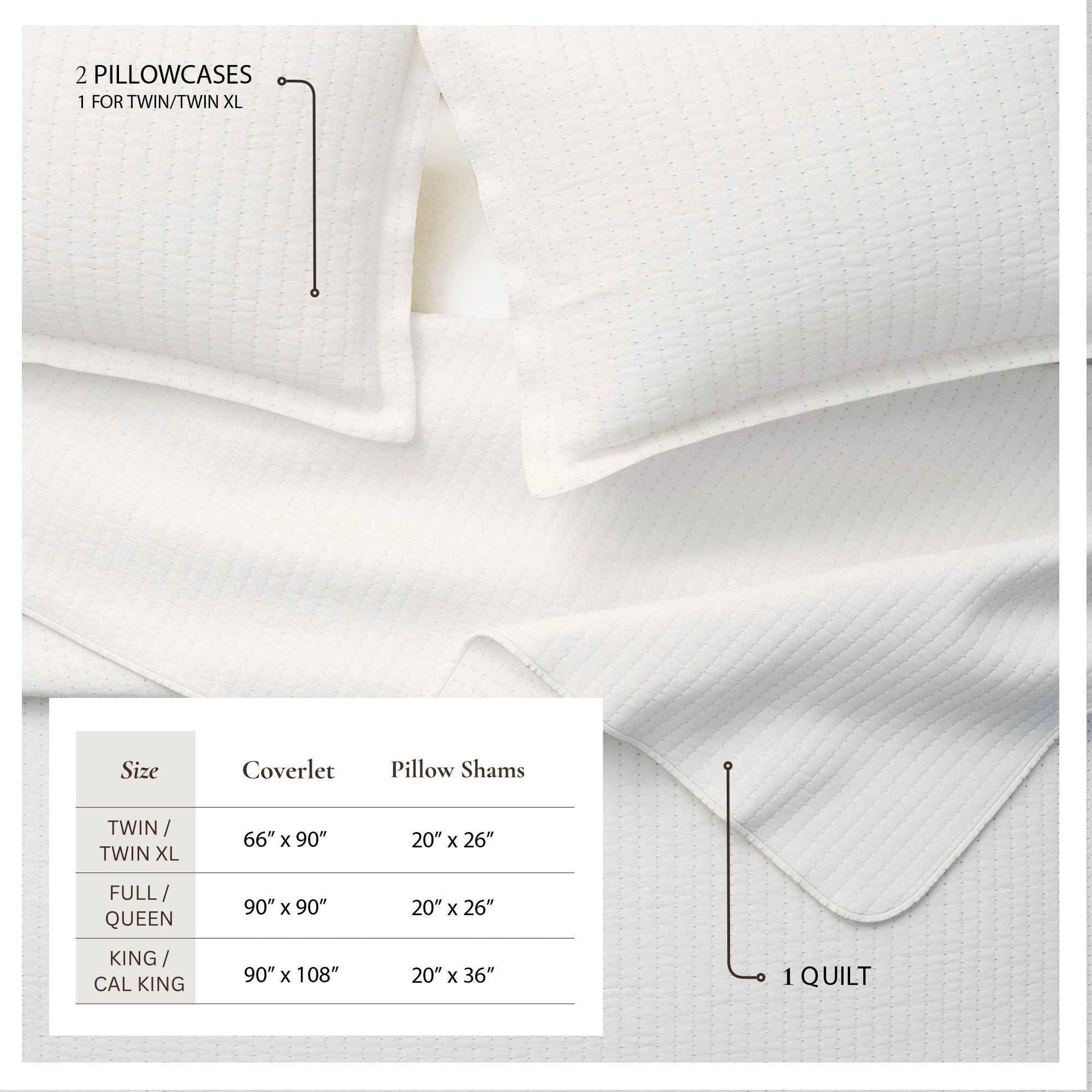 3-Piece Solid Quilt - Alicia Collection