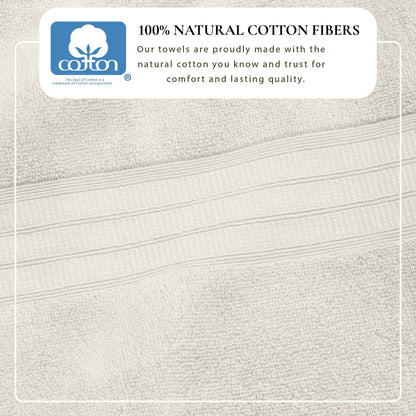 100% Cotton Premium Bath Towel Set - Chiara Collection