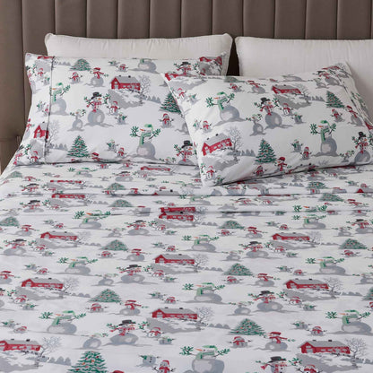 4-Piece Lodge Microfiber Sheet - Mountain Ridge Collection