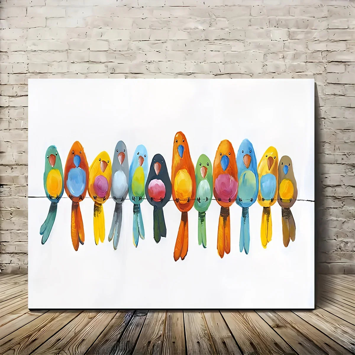 Wall Art - Hand-Painted Wooden 12x16