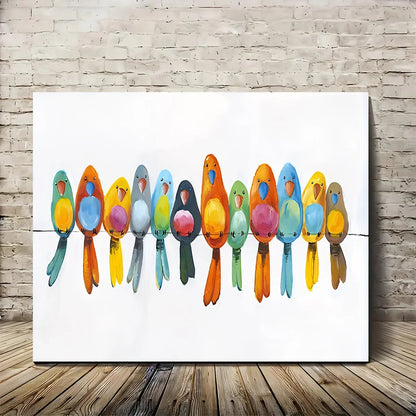 Wall Art - Hand-Painted Wooden 12x16
