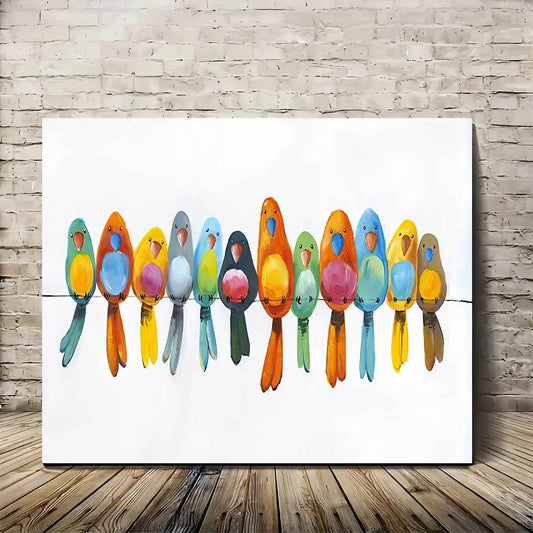 Wall Art - Hand-Painted Wooden 12x16