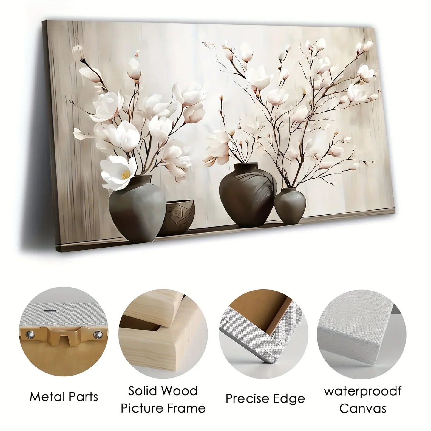 Wall Art - Vintage White Ceramic