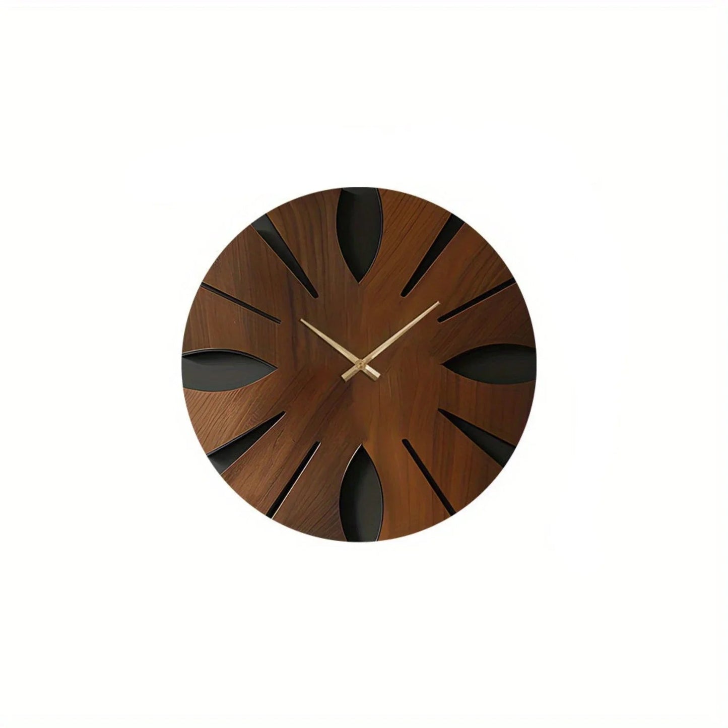 Wall Clock - Artistic Wooden Round
