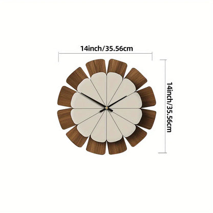 Wall Clock - Vintage Wooden 12 Inch
