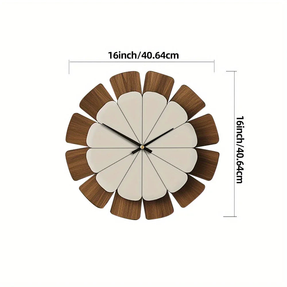 Wall Clock - Vintage Wooden 12 Inch