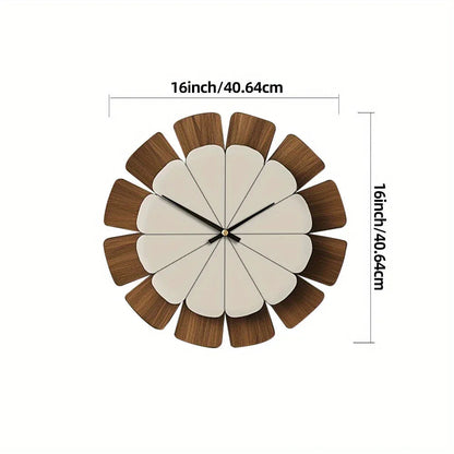 Wall Clock - Vintage Wooden 12 Inch