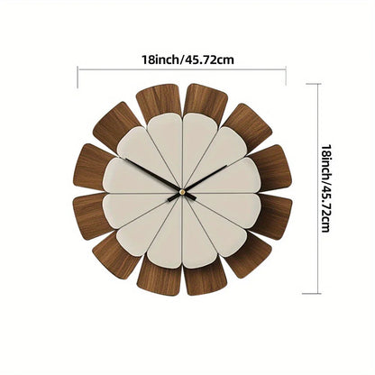 Wall Clock - Vintage Wooden 12 Inch